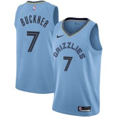 Memphis Grizzlies #7 Greg Buckner Jersey -Beale Street Light Blue