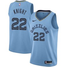 Memphis Grizzlies #22 Brevin Knight Jersey -Beale Street Light Blue