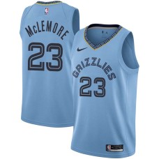 Memphis Grizzlies #23 Ben McLemore Jersey -Beale Street Light Blue