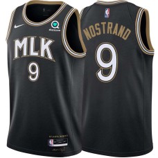 Atlanta Hawks #9 George Nostrand Jersey -Black 2020-21 City