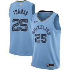 Memphis Grizzlies #25 John Thomas Jersey -Beale Street Light Blue