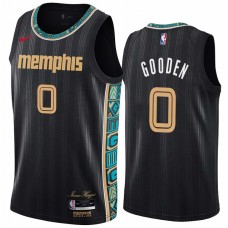 Memphis Grizzlies #0 Drew Gooden Jersey -Black 2020-2021 City