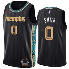 Memphis Grizzlies #0 Theron Smith Jersey -Black 2020-2021 City