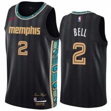 Memphis Grizzlies #2 Jordan Bell Jersey -Black 2020-2021 City
