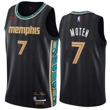 Memphis Grizzlies #7 Lawrence Moten Jersey -Black 2020-2021 City