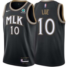 Atlanta Hawks #10 Tyronn Lue Jersey -Black 2020-21 City