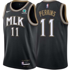 Atlanta Hawks #11 Warren Perkins Jersey -Black 2020-21 City