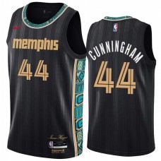 Memphis Grizzlies #44 Dante Cunningham Jersey -Black 2020-2021 City