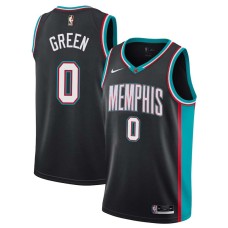 Memphis Grizzlies #0 JaMychal Green Jersey -Black Throwback