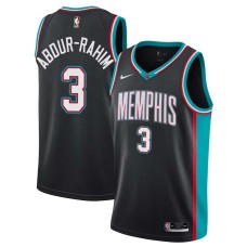 Memphis Grizzlies #3 Shareef Abdur-Rahim Jersey -Black Throwback