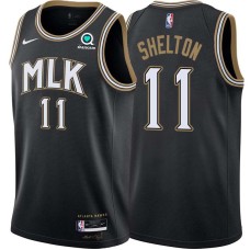 Atlanta Hawks #11 Craig Shelton Jersey -Black 2020-21 City