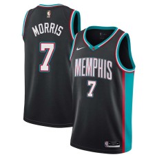 Memphis Grizzlies #7 Darius Morris Jersey -Black Throwback