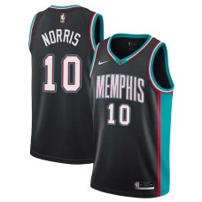 Memphis Grizzlies #10 Moochie Norris Jersey -Black Throwback