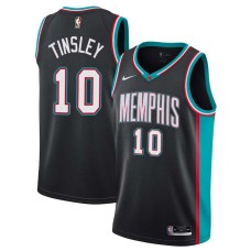 Memphis Grizzlies #10 Jamaal Tinsley Jersey -Black Throwback