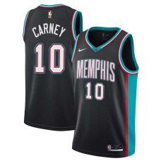 Memphis Grizzlies #10 Rodney Carney Jersey -Black Throwback