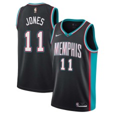 Memphis Grizzlies #11 Damon Jones Jersey -Black Throwback