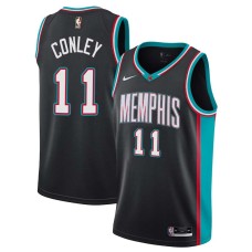 Memphis Grizzlies #11 Mike Conley Jersey -Black Throwback