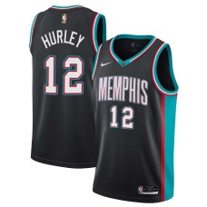 Memphis Grizzlies #12 Bobby Hurley Jersey -Black Throwback