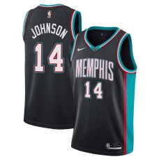 Memphis Grizzlies #14 Omari Johnson Jersey -Black Throwback