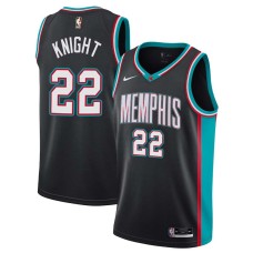 Memphis Grizzlies #22 Brevin Knight Jersey -Black Throwback