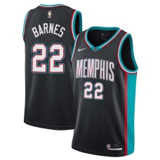 Memphis Grizzlies #22 Matt Barnes Jersey -Black Throwback