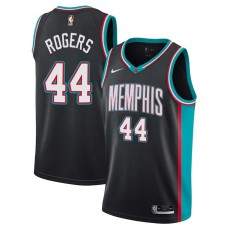 Memphis Grizzlies #44 Roy Rogers Jersey -Black Throwback