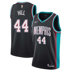 Memphis Grizzlies #44 Solomon Hill Jersey -Black Throwback