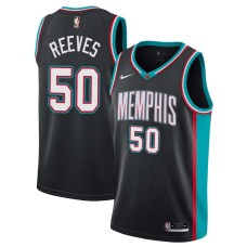 Memphis Grizzlies #50 Bryant Reeves Jersey -Black Throwback