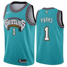 Memphis Grizzlies #1 Cherokee Parks Jersey -Green Throwback