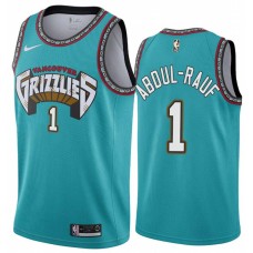 Memphis Grizzlies #1 Mahmoud Abdul-Rauf Jersey -Green Throwback