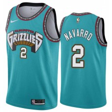 Memphis Grizzlies #2 Juan Carlos Navarro Jersey -Green Throwback