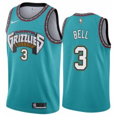 Memphis Grizzlies #3 Troy Bell Jersey -Green Throwback