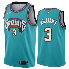 Memphis Grizzlies #3 Jason Williams Jersey -Green Throwback