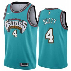 Memphis Grizzlies #4 Byron Scott Jersey -Green Throwback