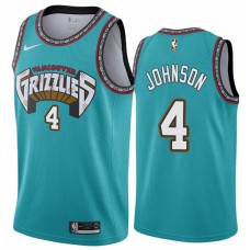 Memphis Grizzlies #4 Chris Johnson Jersey -Green Throwback