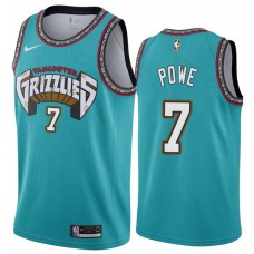 Memphis Grizzlies #7 Leon Powe Jersey -Green Throwback