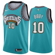 Memphis Grizzlies #10 Mike Bibby Jersey -Green Throwback