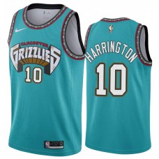 Memphis Grizzlies #10 Junior Harrington Jersey -Green Throwback