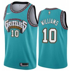 Memphis Grizzlies #10 Troy Williams Jersey -Green Throwback