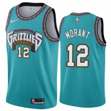 Memphis Grizzlies #12 Ja Morant Jersey -Green Throwback