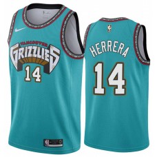 Memphis Grizzlies #14 Carl Herrera Jersey -Green Throwback