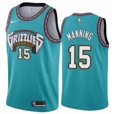 Memphis Grizzlies #15 Rich Manning Jersey -Green Throwback