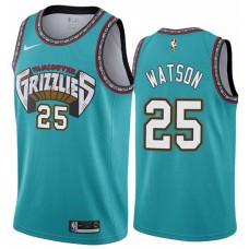 Memphis Grizzlies #25 Earl Watson Jersey -Green Throwback