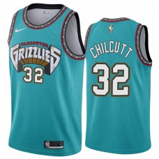 Memphis Grizzlies #32 Pete Chilcutt Jersey -Green Throwback