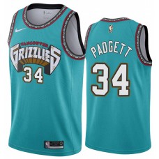 Memphis Grizzlies #34 Scott Padgett Jersey -Green Throwback