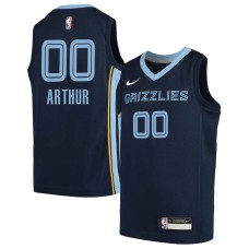 Memphis Grizzlies #00 Darrell Arthur Jersey -Navy