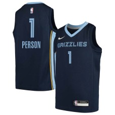 Memphis Grizzlies #1 Wesley Person Jersey -Navy