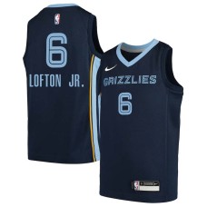 Memphis Grizzlies #6 Kenneth Lofton Jr Jersey -Navy