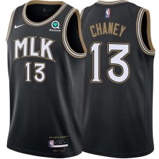 Atlanta Hawks #13 John Chaney Jersey -Black 2020-21 City