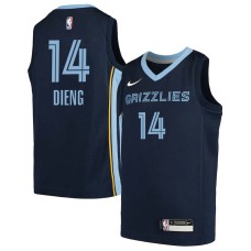 Memphis Grizzlies #14 Gorgui Dieng Jersey -Navy